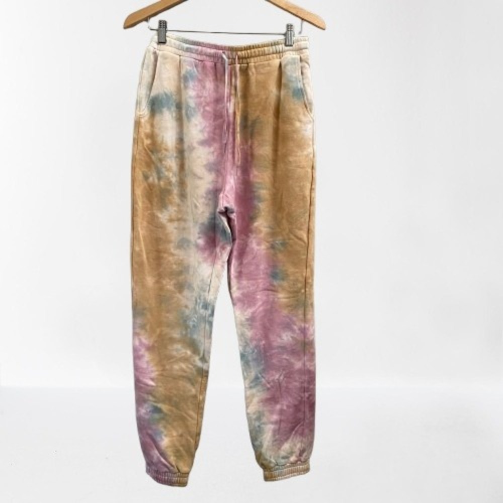525 America Anthropologie Tie‎ Dye Joggers in Glacier NEW Medium